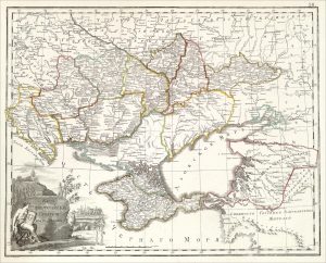 Новороссийская губерния (из сборника карт Российской империи, 1800 г.)