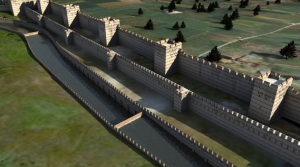 Графическая реконструкция "Стены Феодосия"